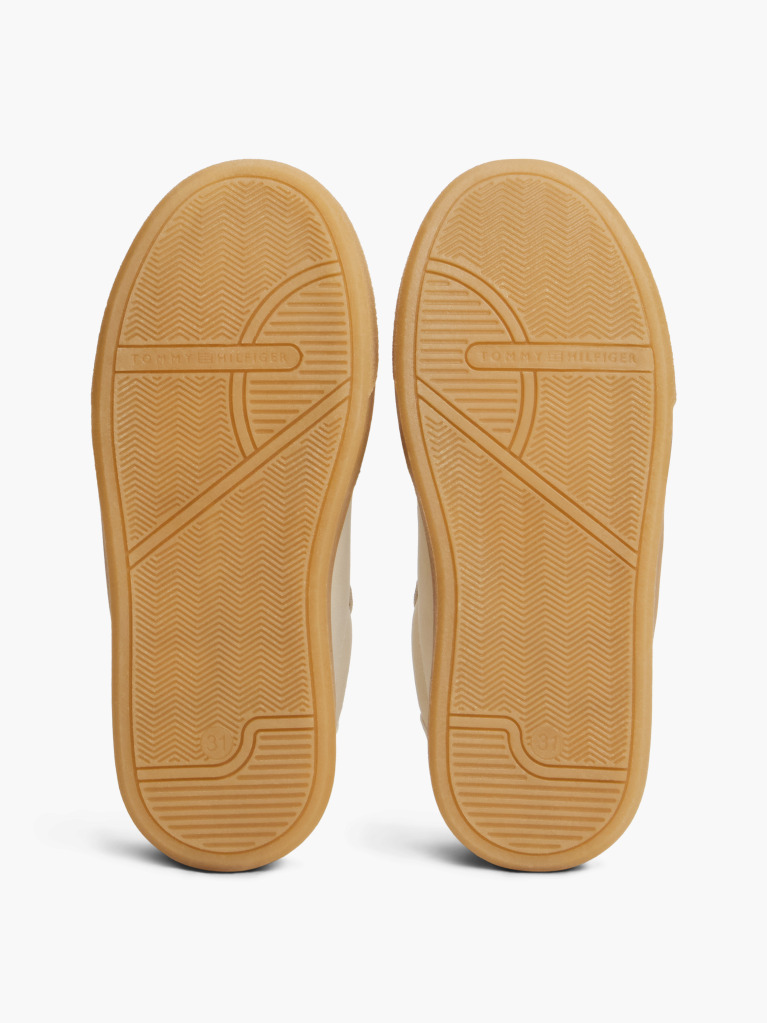 Μπεζ Δετά Sneakers Με Teddy Επένδυση  Κορίτσια