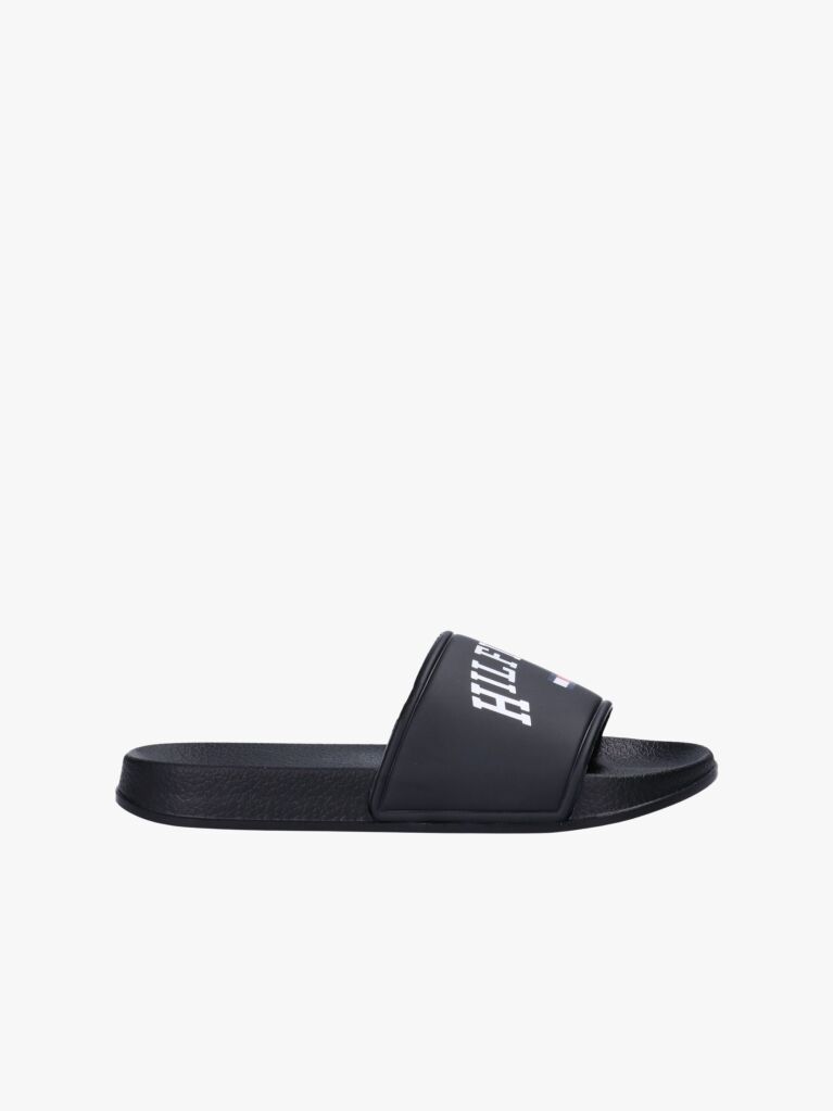 Μαύρο Slides Με Σημαία  Παιδί Unisex