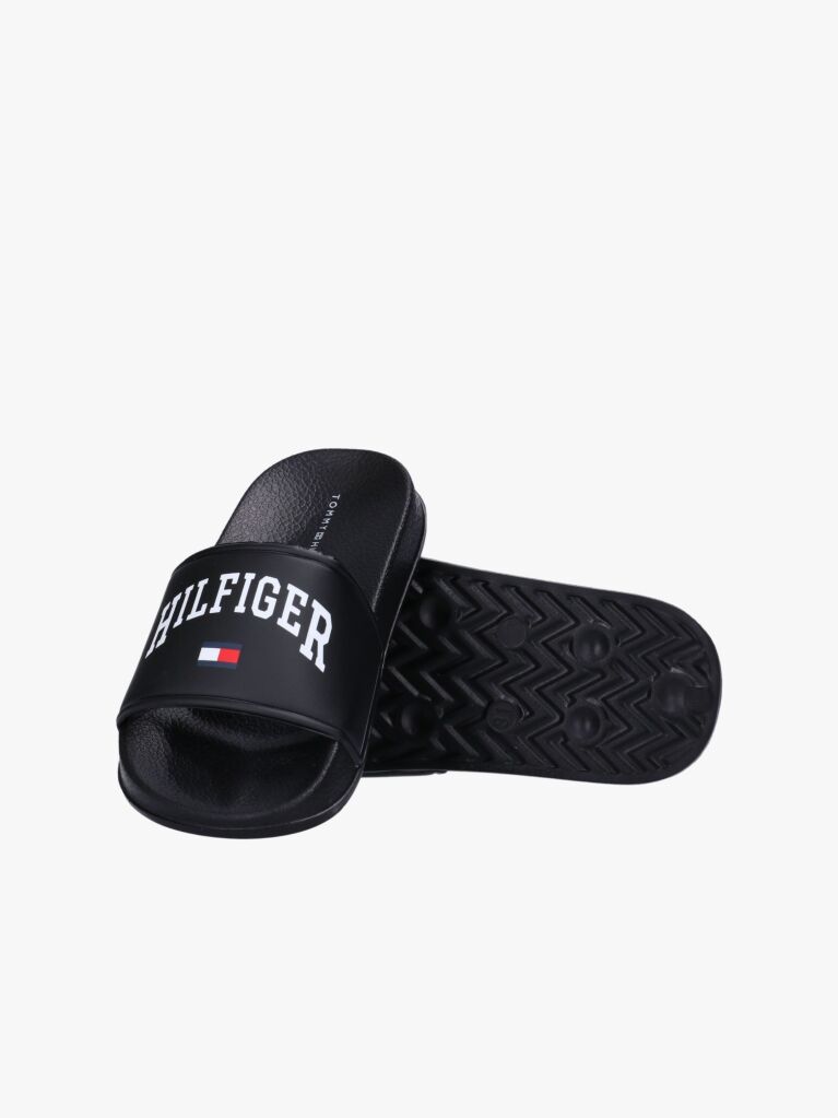 Μαύρο Slides Με Σημαία  Παιδί Unisex