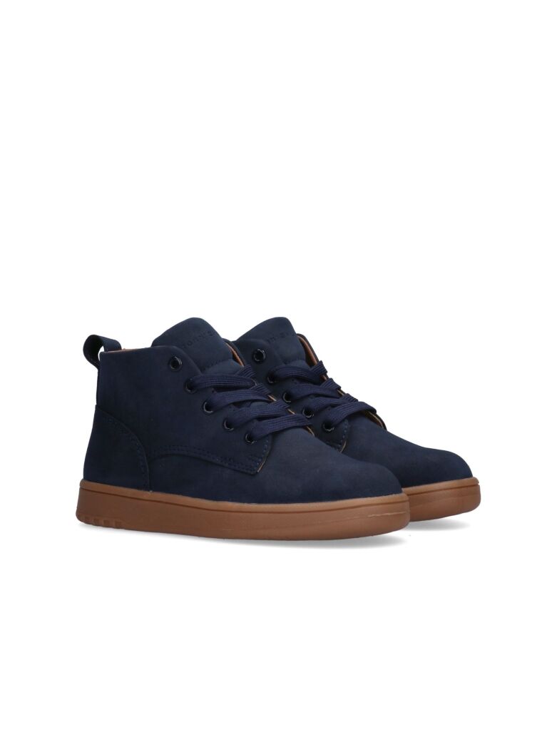 Blue Lace-Up Bootie  Kids Unisex