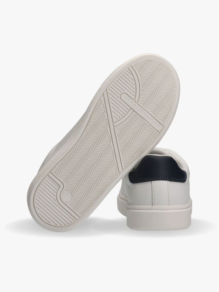 White Flag Embroidery Lace-Up Sneakers  Kids Unisex