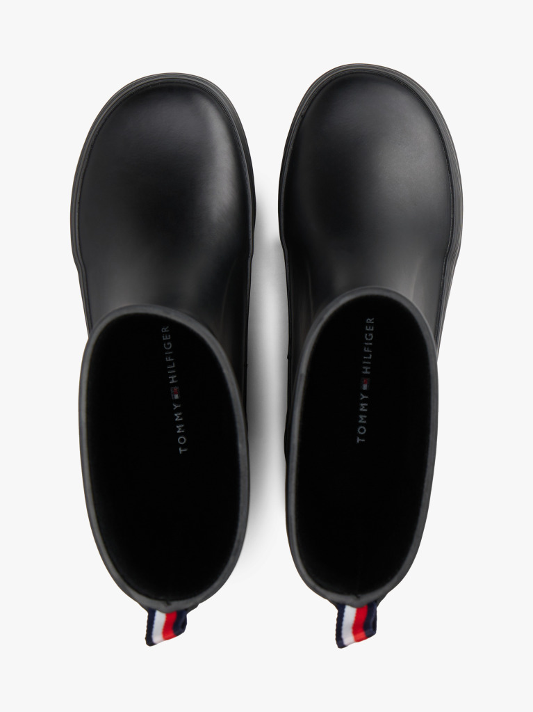 Black Rain Boots  Kids Unisex