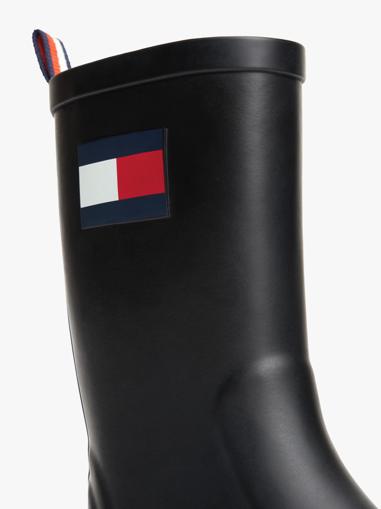 Black Rain Boots  Kids Unisex