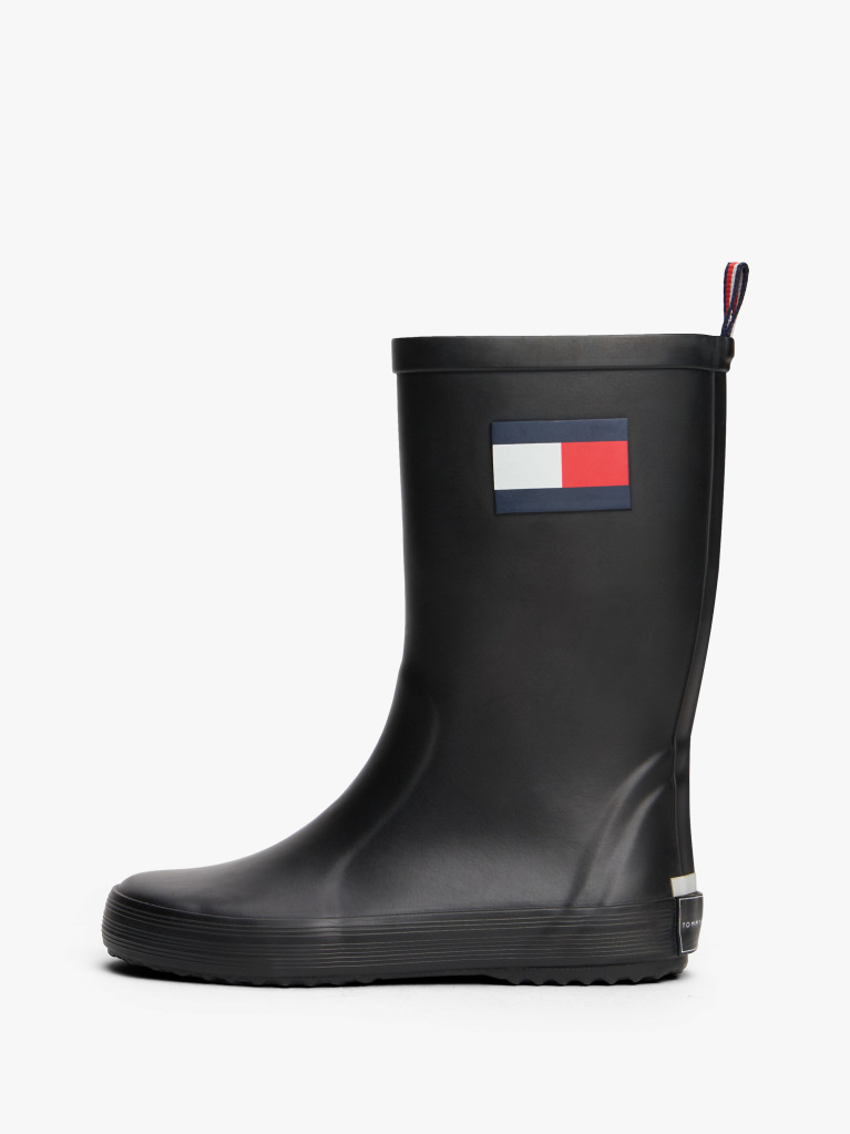 Black Rain Boots  Kids Unisex