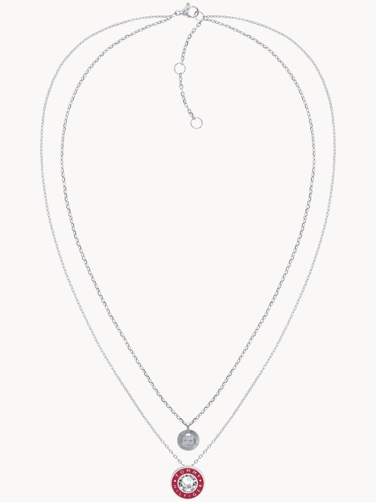 Multi Layered Enamel Necklace  Women