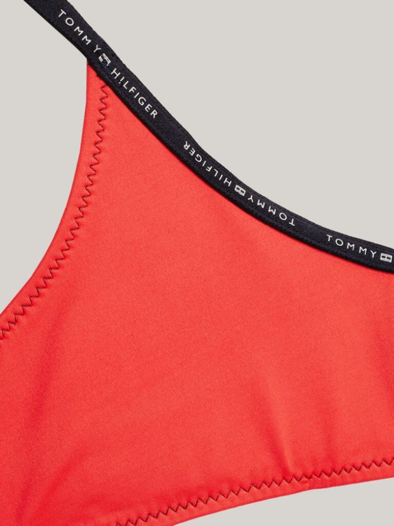 Multi Hilfiger Flag Halterneck Bikini Set  Girls