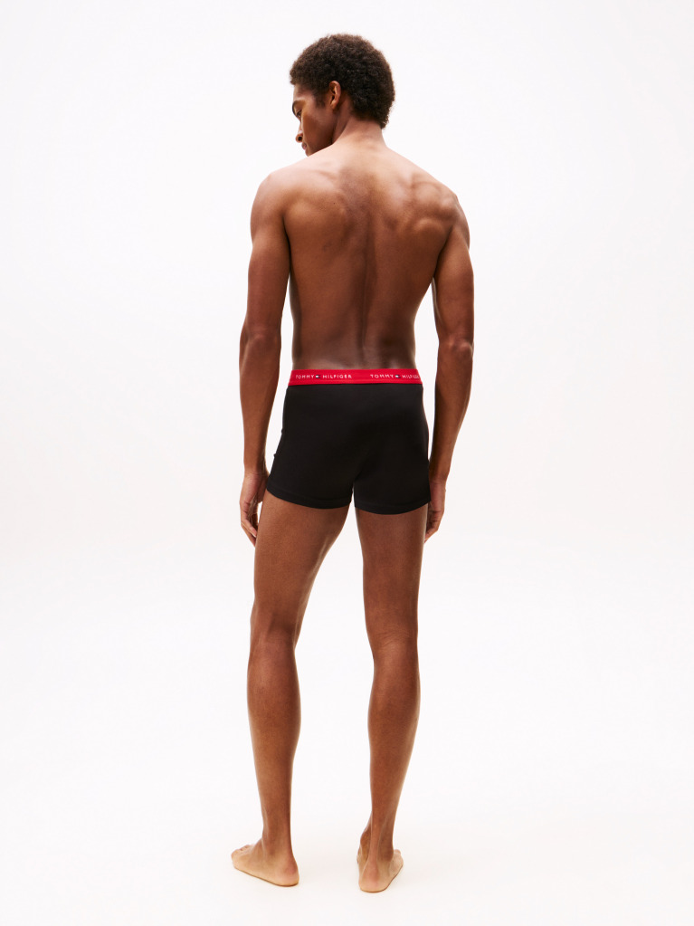 Multi 3-Pack Logo Waistband Trunks  Men