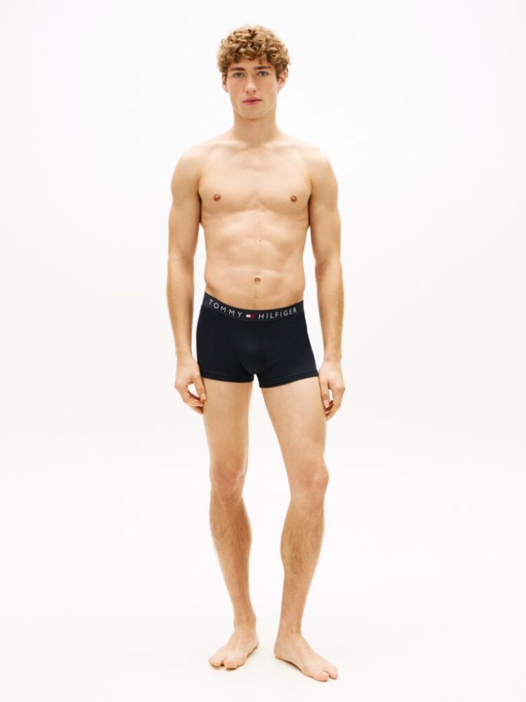 Multi 3-Pack TH Original Logo Waistband Trunks  Men