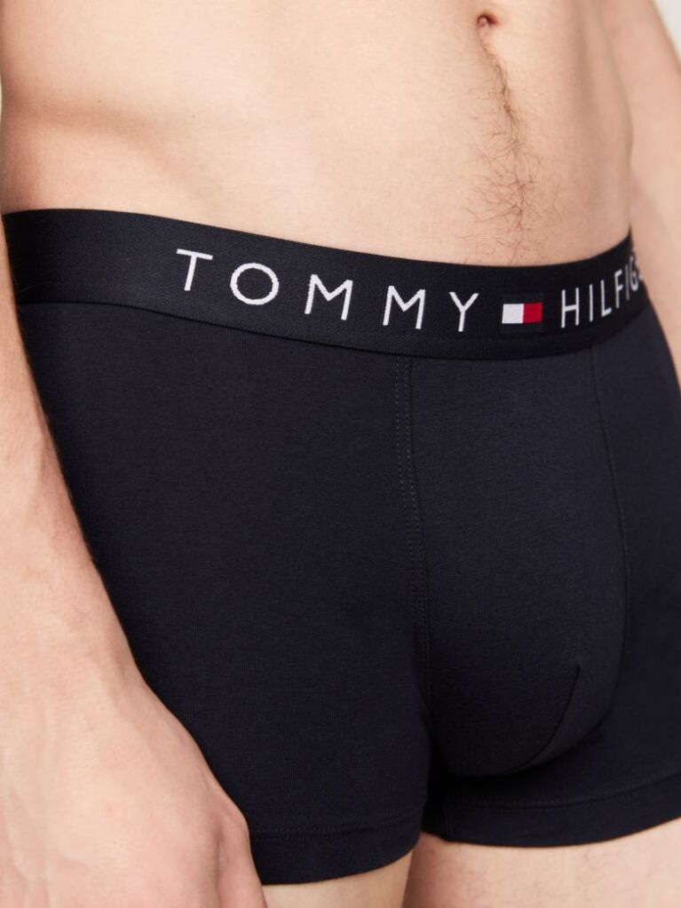 Multi 3-Pack TH Original Logo Waistband Trunks  Men