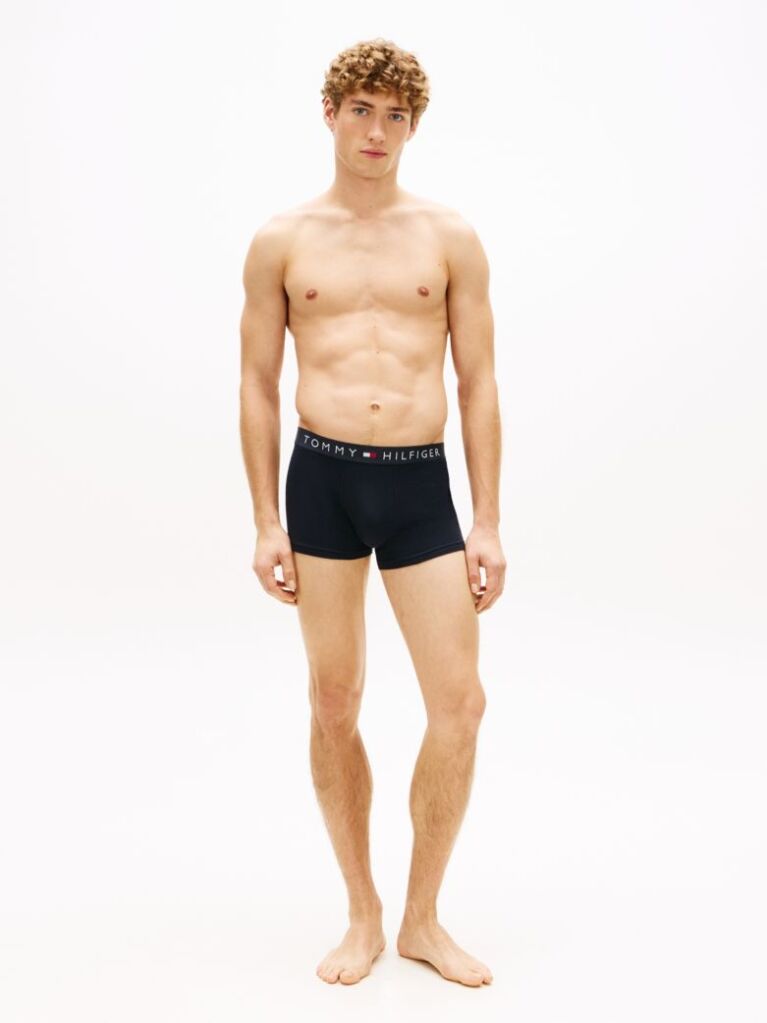 Multi 3-Pack TH Original Logo Waistband Trunks  Men
