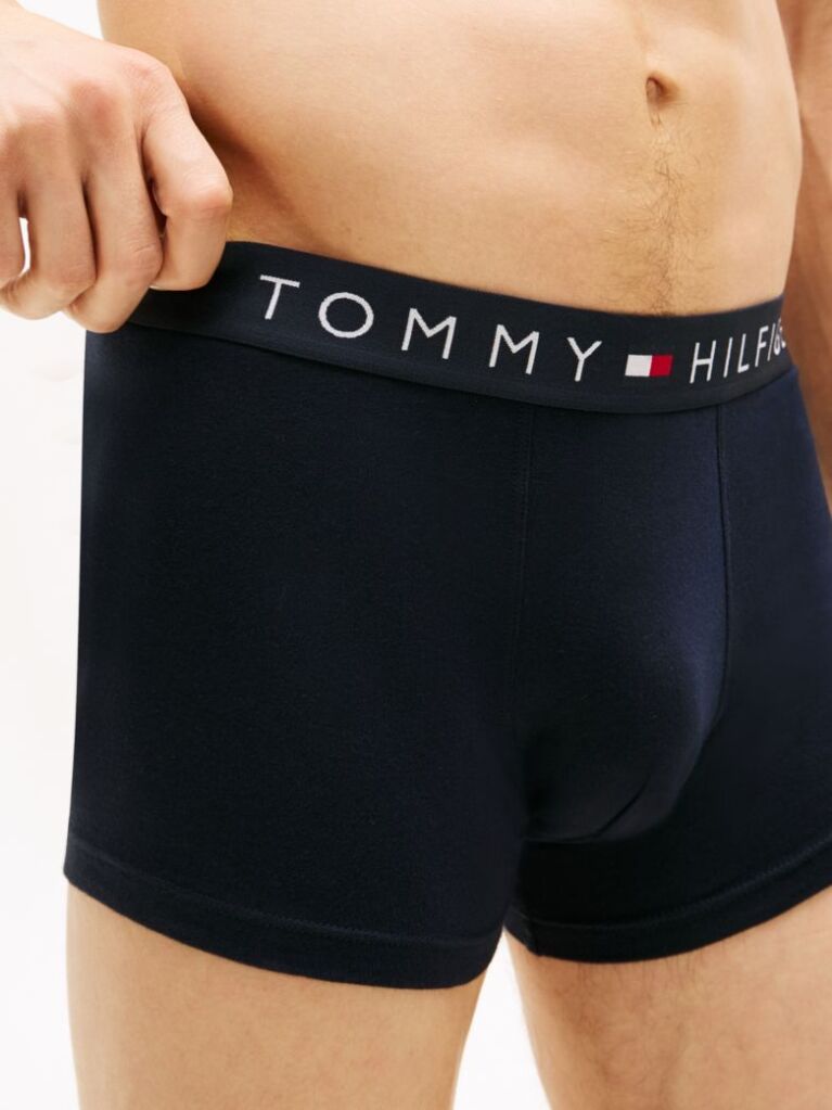 Multi 3-Pack TH Original Logo Waistband Trunks  Men