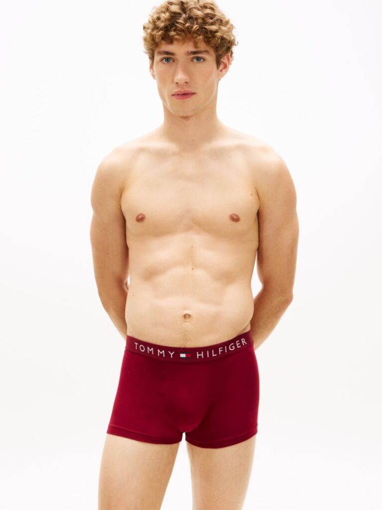 Multi 3-Pack TH Original Logo Waistband Trunks  Men