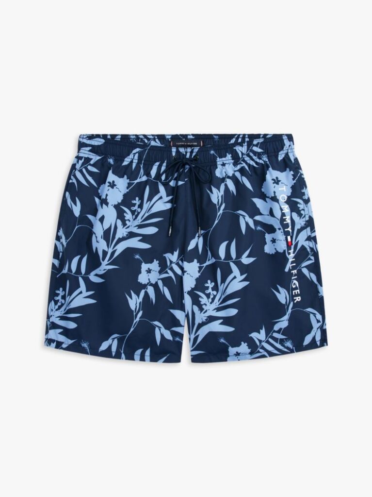 Multi Original Print Mid Length Swim Shorts  Men