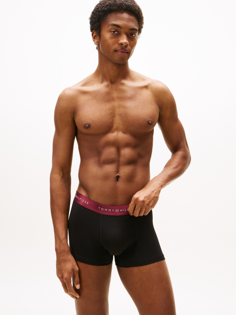 Multi 3-Pack Metallic Logo Trunks Gift Set  Men