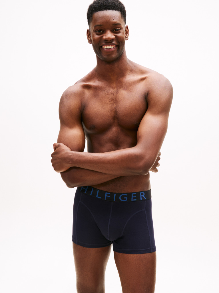 Multi 3-Pack Logo Waistband Trunks  Men