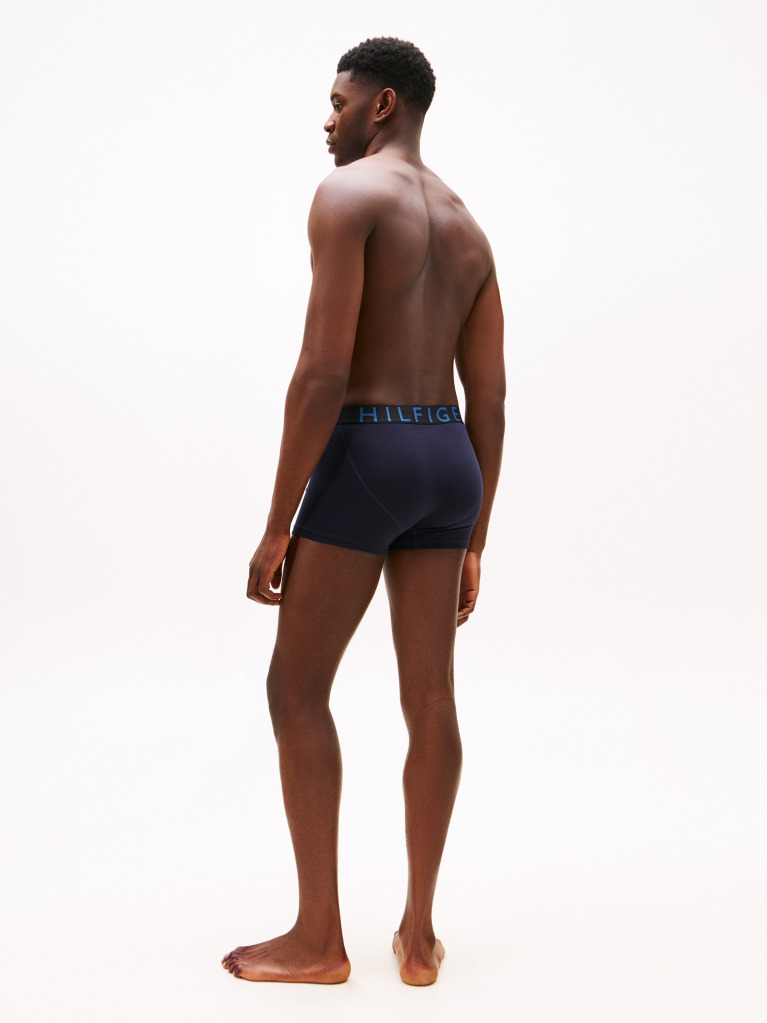 Multi 3-Pack Logo Waistband Trunks  Men