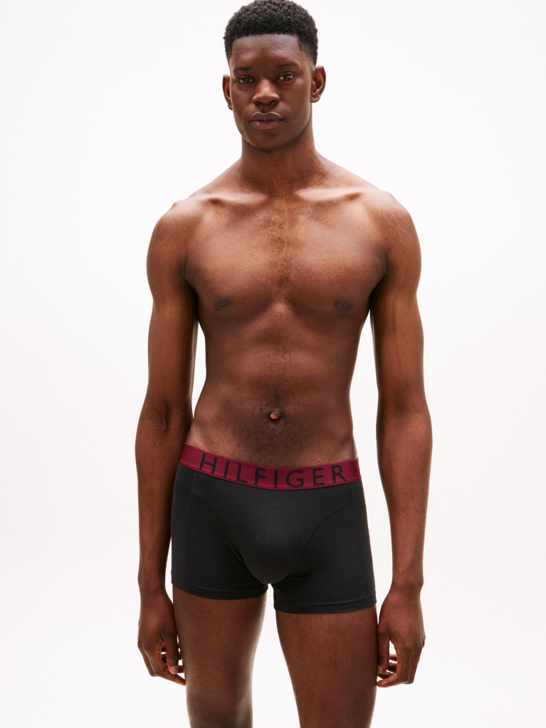 Multi 3-Pack Contrast Waistband Trunks  Men