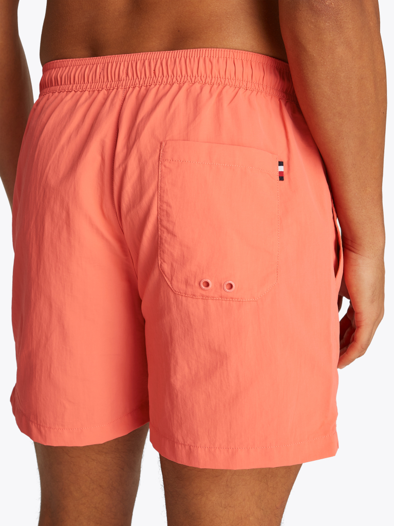 Pink Essential Mid Length Swim Shorts  Men
