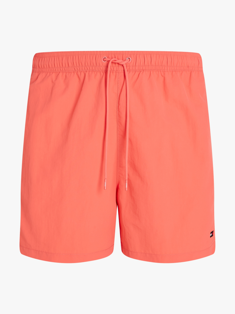 Pink Essential Mid Length Swim Shorts  Men