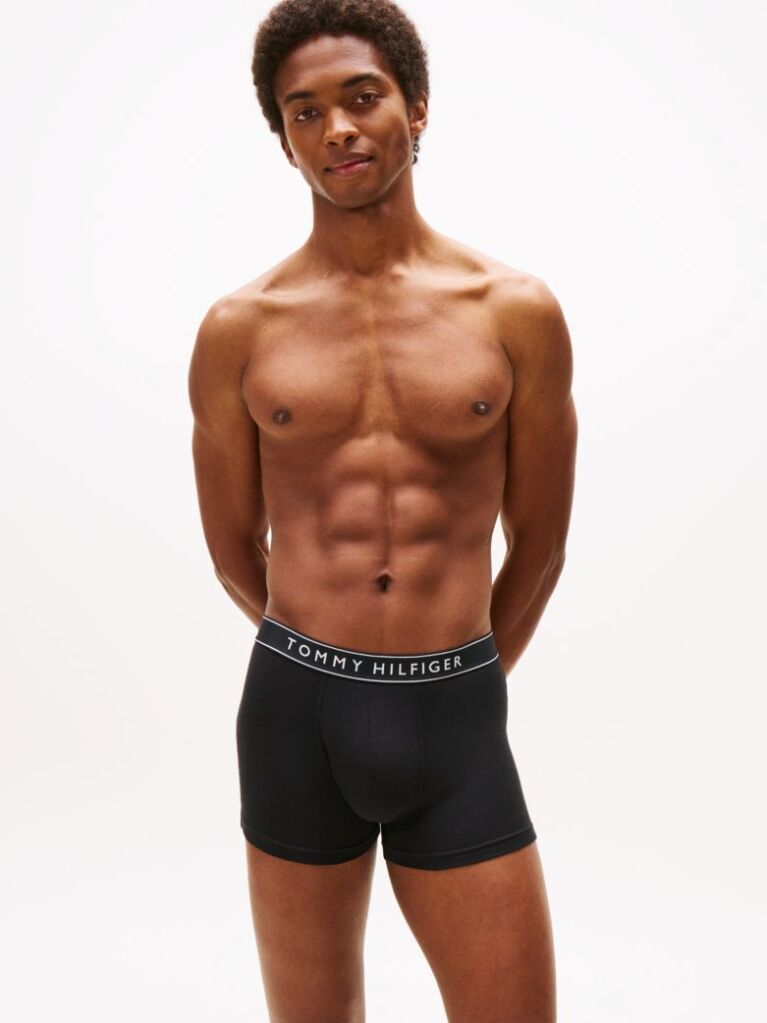 Black 3-Pack Trunks  Men
