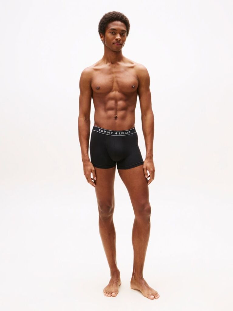 Black 3-Pack Trunks  Men