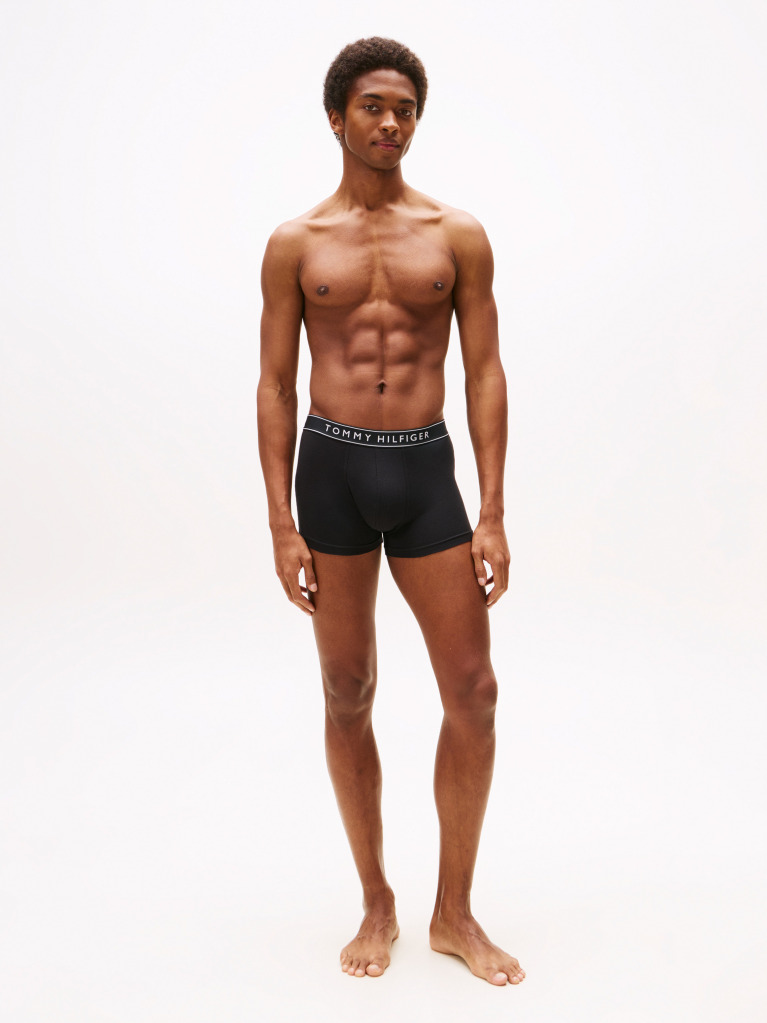 Black 3-Pack Trunks  Men