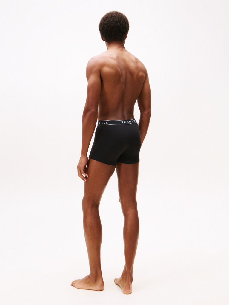 Black 3-Pack Trunks  Men