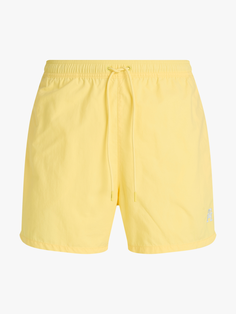 Yellow TH Monogram Mid Length Swim Trunks  Men