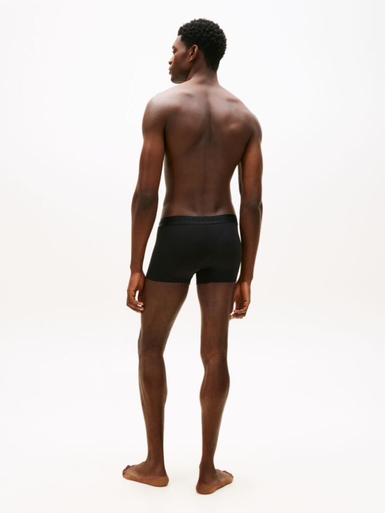 Black 3-Pack Everyday Luxe Tonal Waistband Trunks  Men