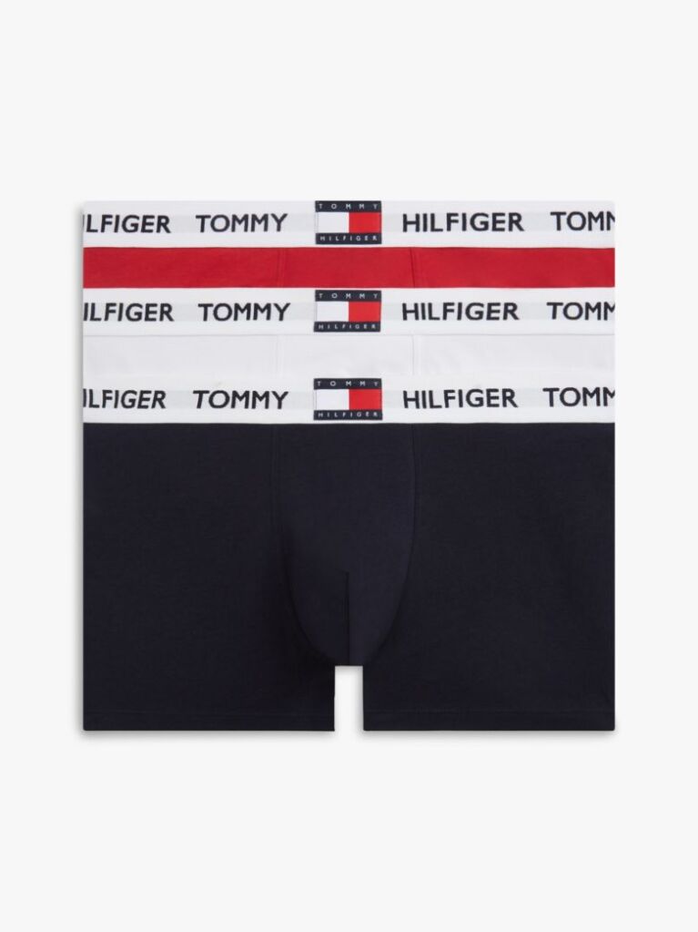 Multi 3-Pack Heritage Logo Waistband Trunks  Men