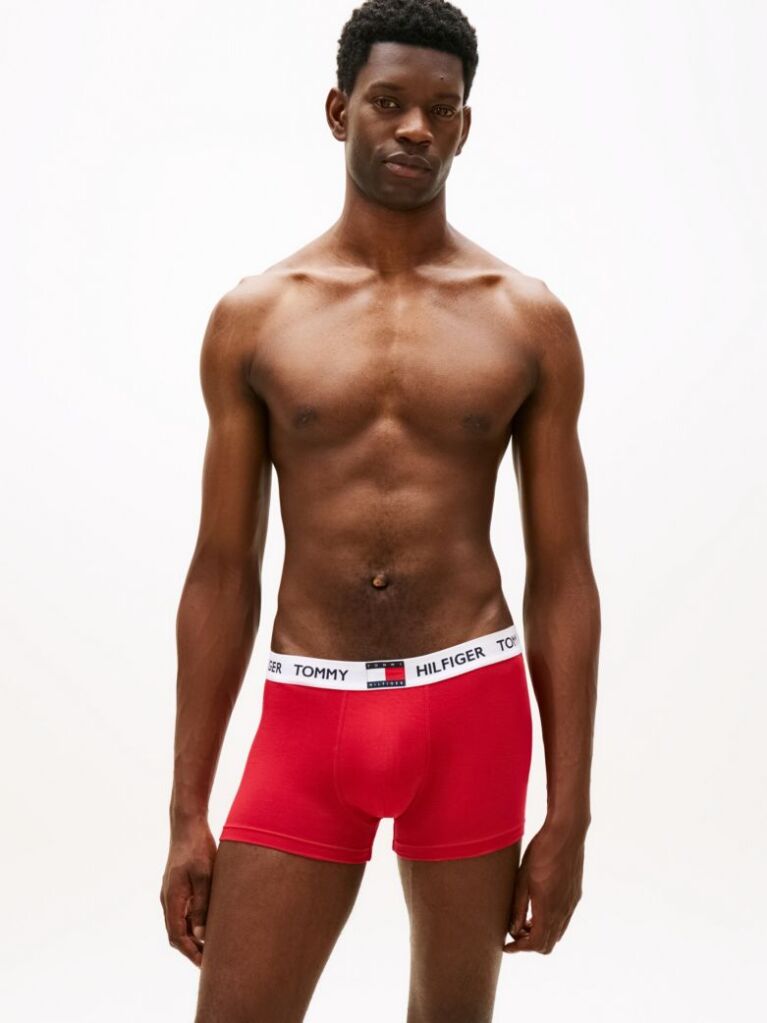 Multi 3-Pack Heritage Logo Waistband Trunks  Men