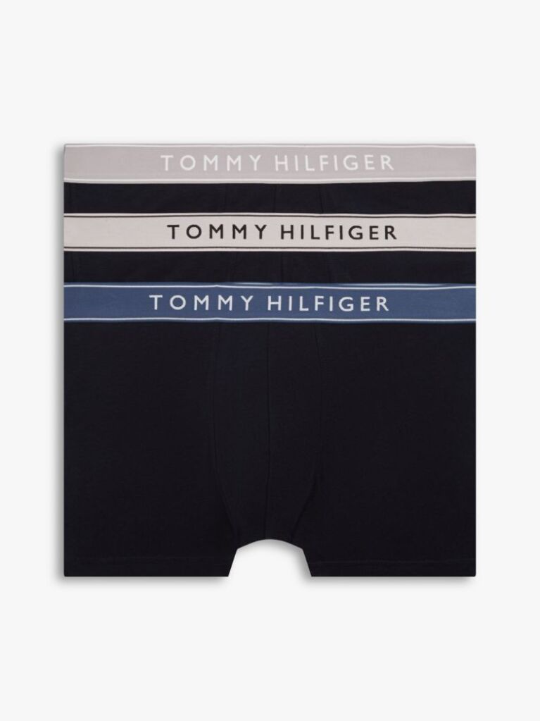 Multi 3-Pack Essential Logo Waistband Trunks  Men