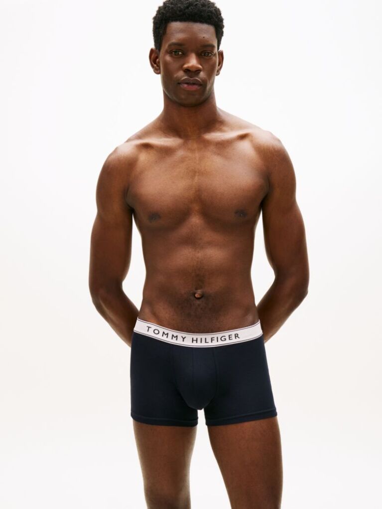 Multi 3-Pack Essential Logo Waistband Trunks  Men