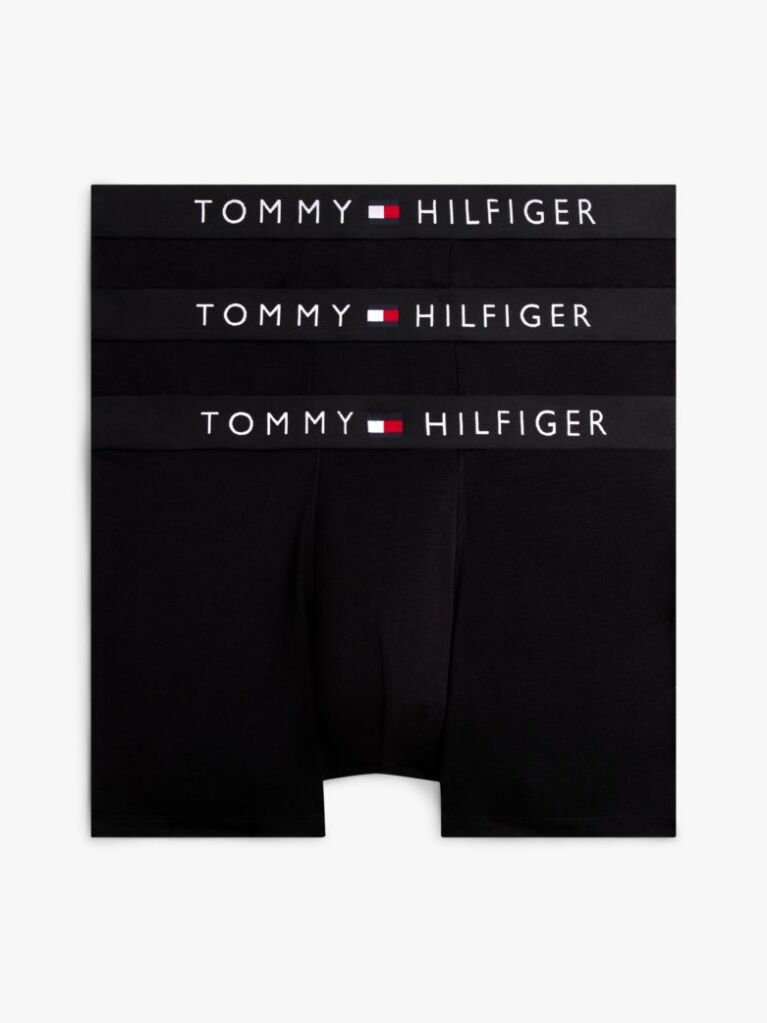 Black 3-Pack TH Original Logo Boxer Briefs  Men