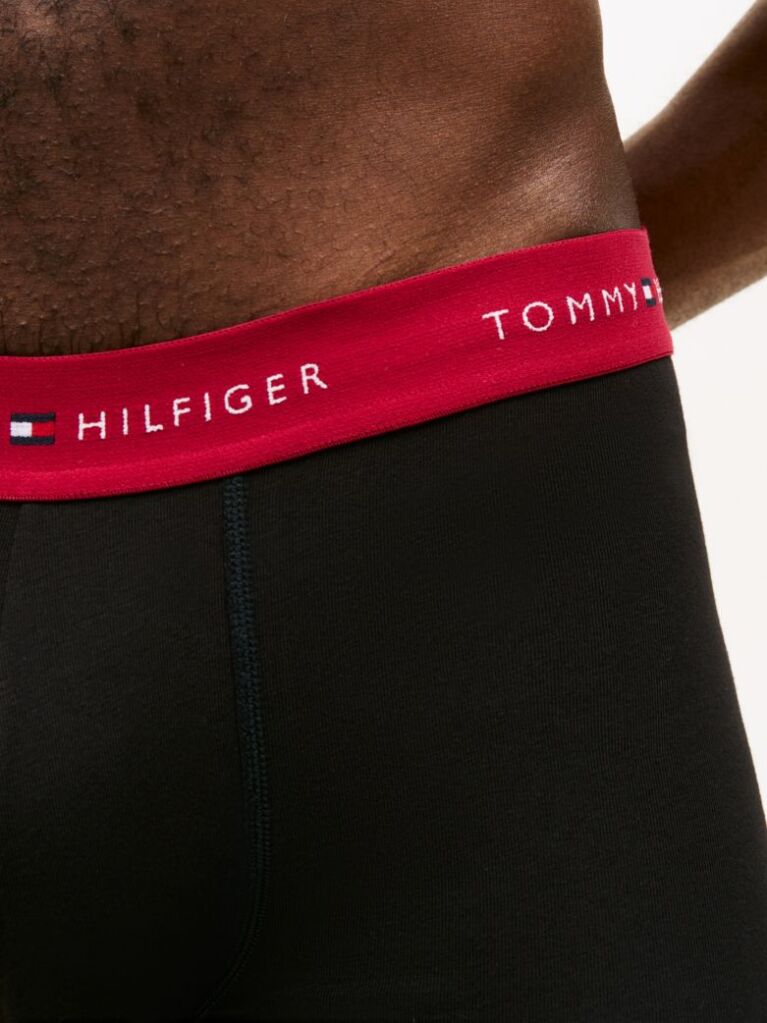 Multi 3-Pack Signature Repeat Logo Waistband Trunks  Men