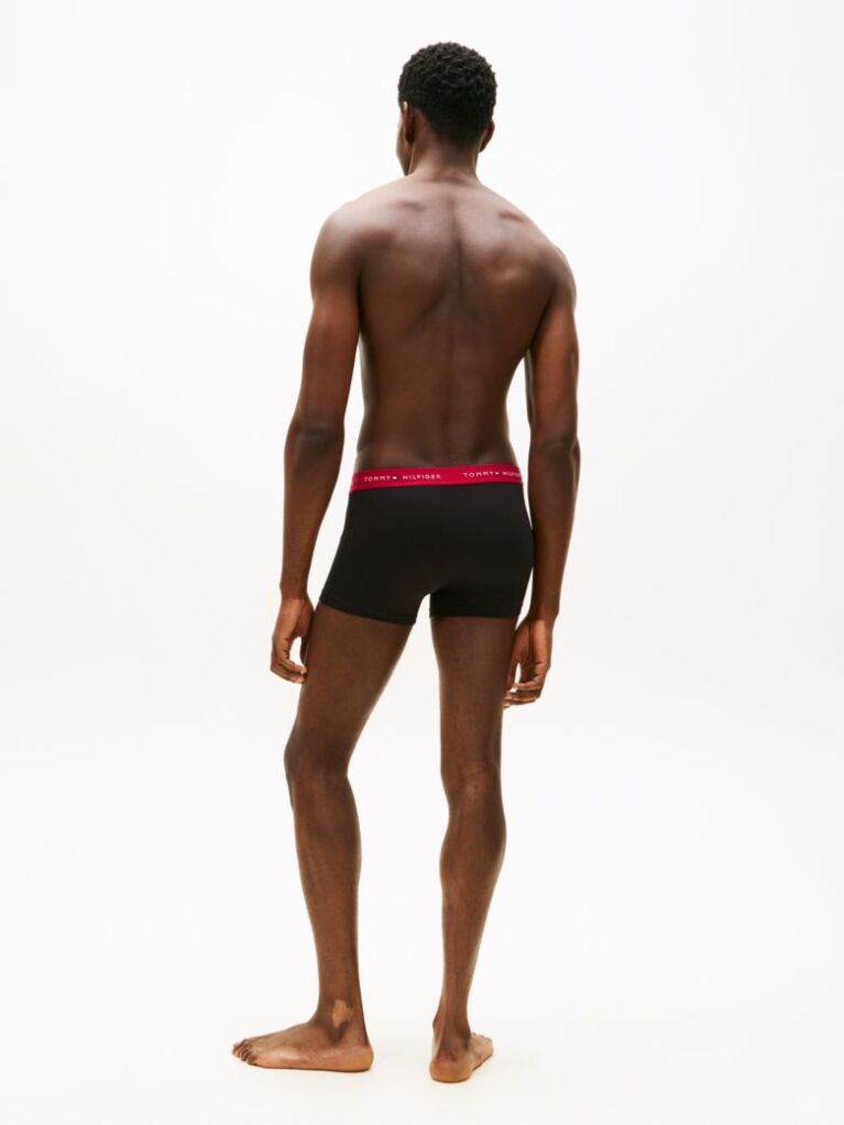 Multi 3-Pack Signature Repeat Logo Waistband Trunks  Men