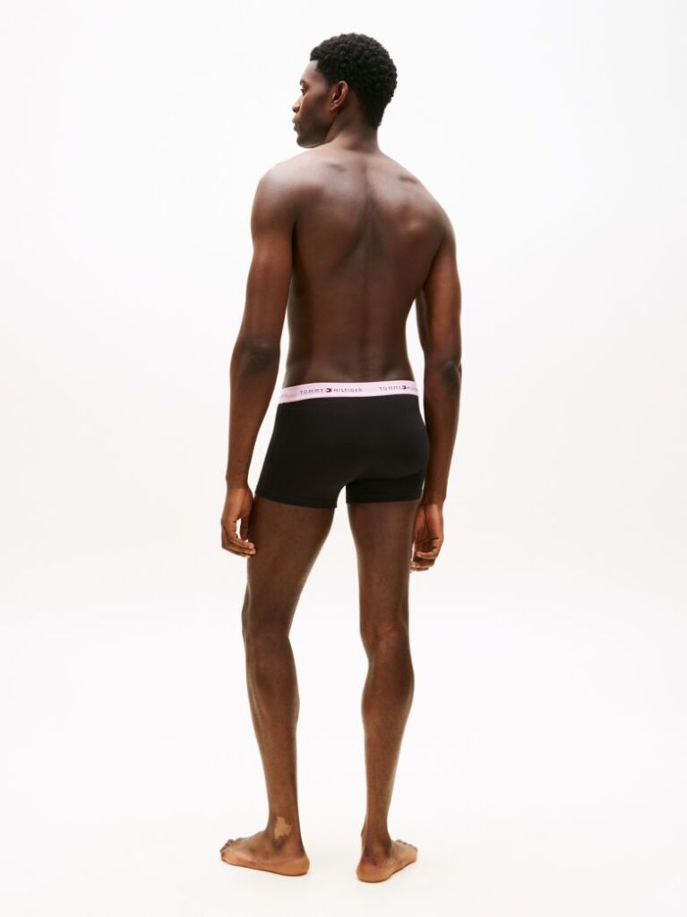 Multi 3-Pack Signature Repeat Logo Waistband Trunks  Men