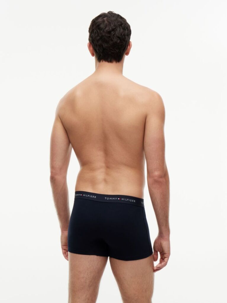 Multi 3-Pack Signature Repeat Logo Waistband Trunks  Men
