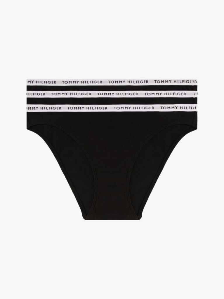 Black 3-Pack Recycled Cotton Briefs  Women