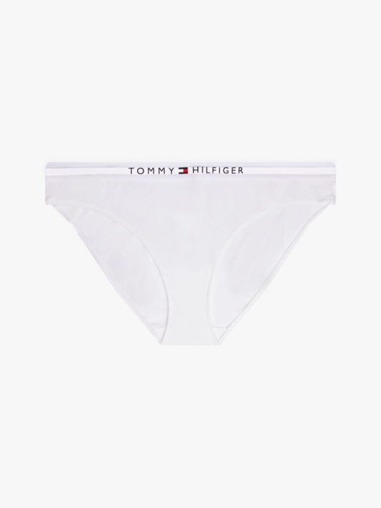 White TH Original Logo Waistband Briefs  Women