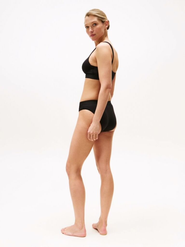 Black Logo Underband Padded Bralette  Women