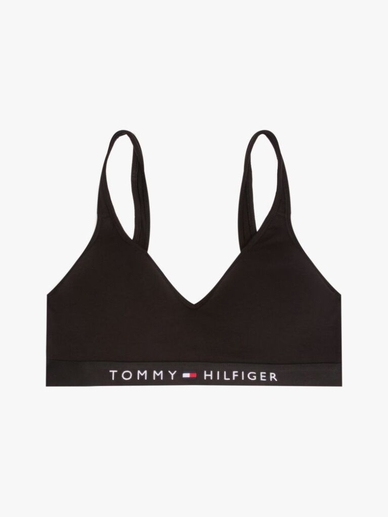 Black Logo Underband Padded Bralette  Women