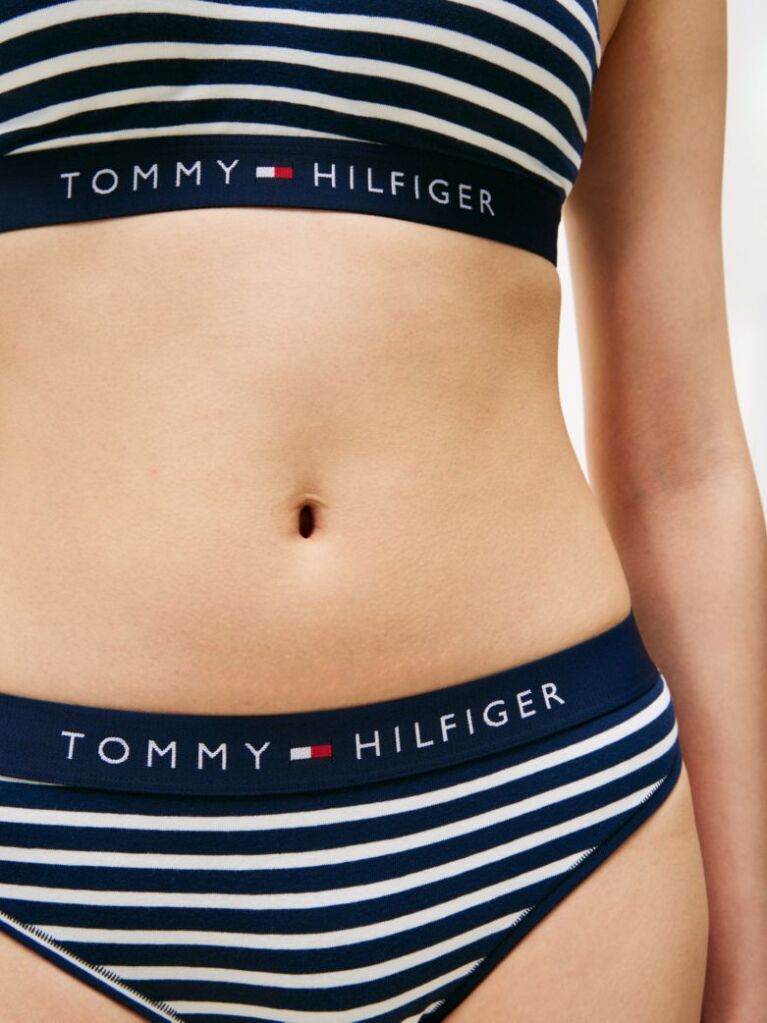 Blue TH Original Stripe Thong  Women
