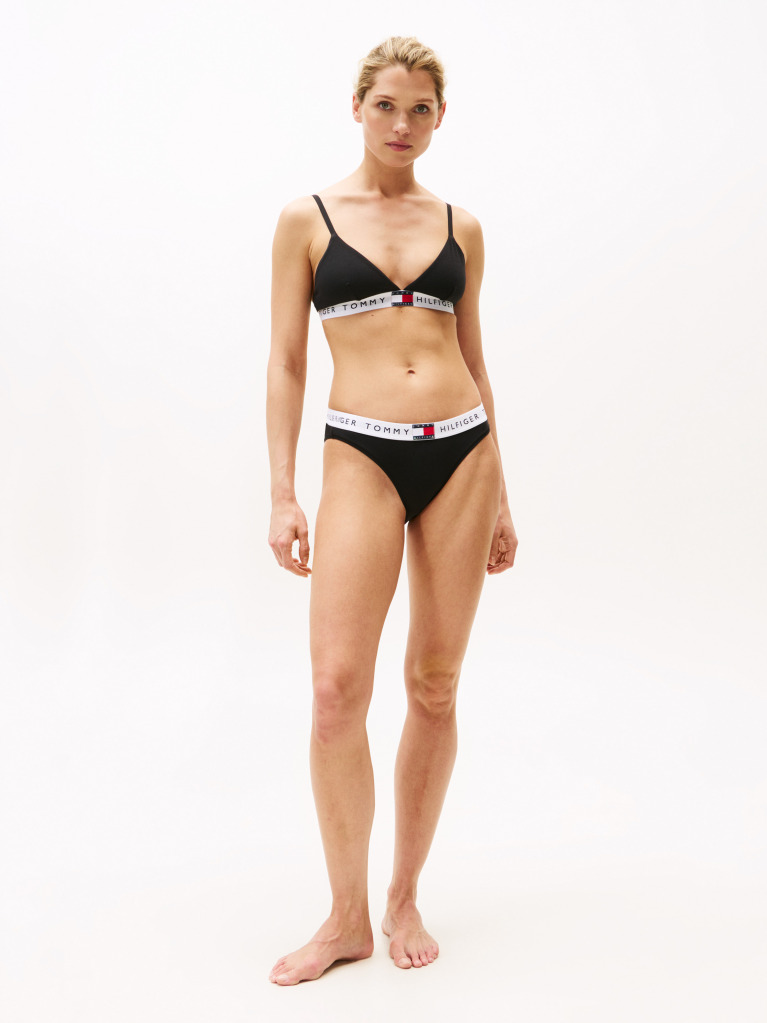 Black Heritage Waistband Logo Briefs  Women