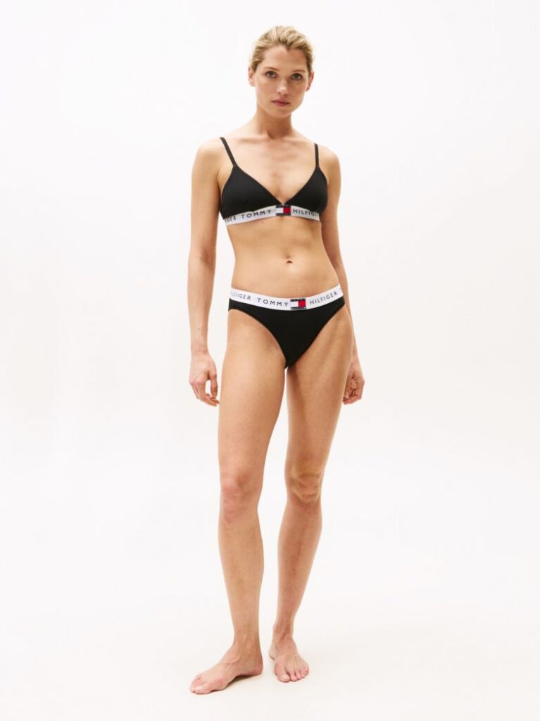 Black Heritage Waistband Logo Briefs  Women