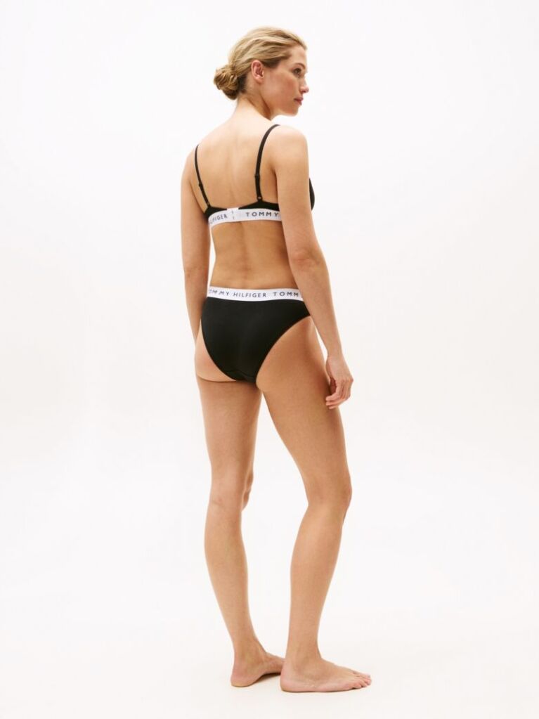 Black Heritage Waistband Logo Briefs  Women