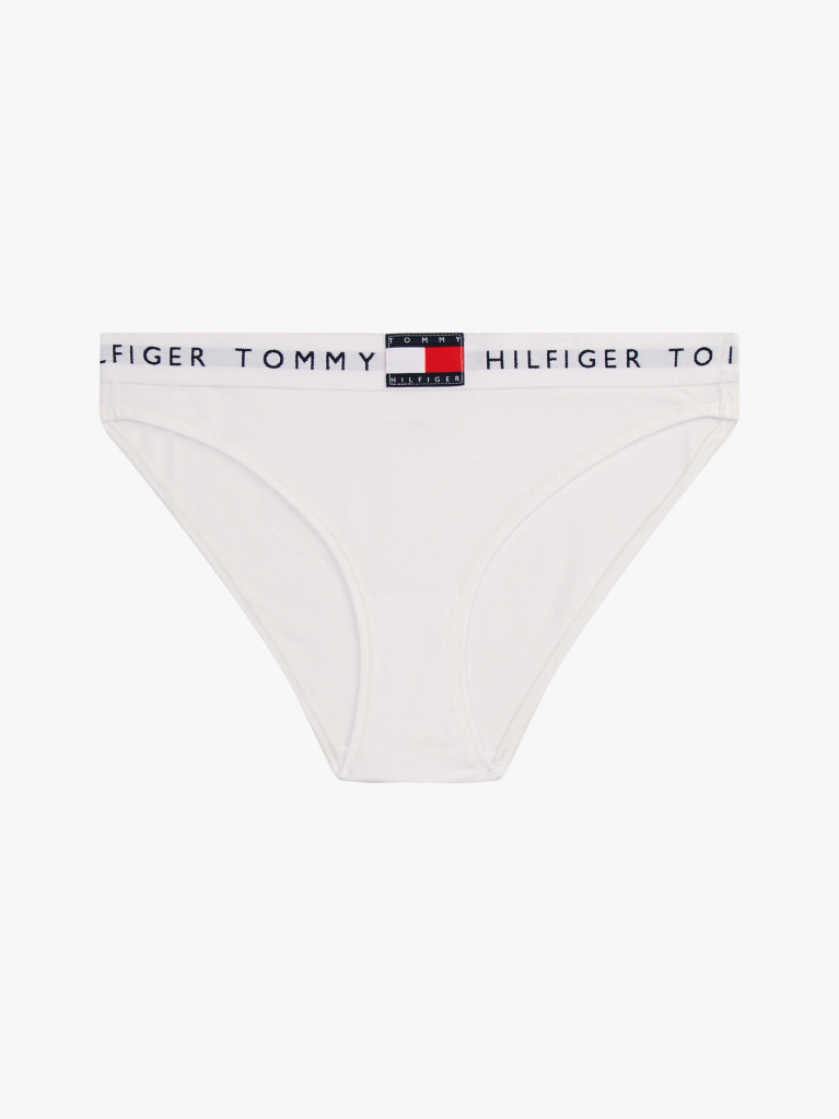 White Heritage Waistband Logo Briefs  Women