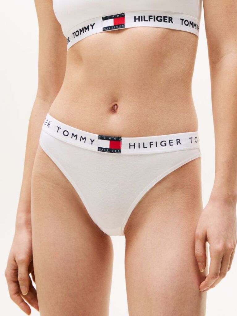 White Heritage Waistband Logo Briefs  Women