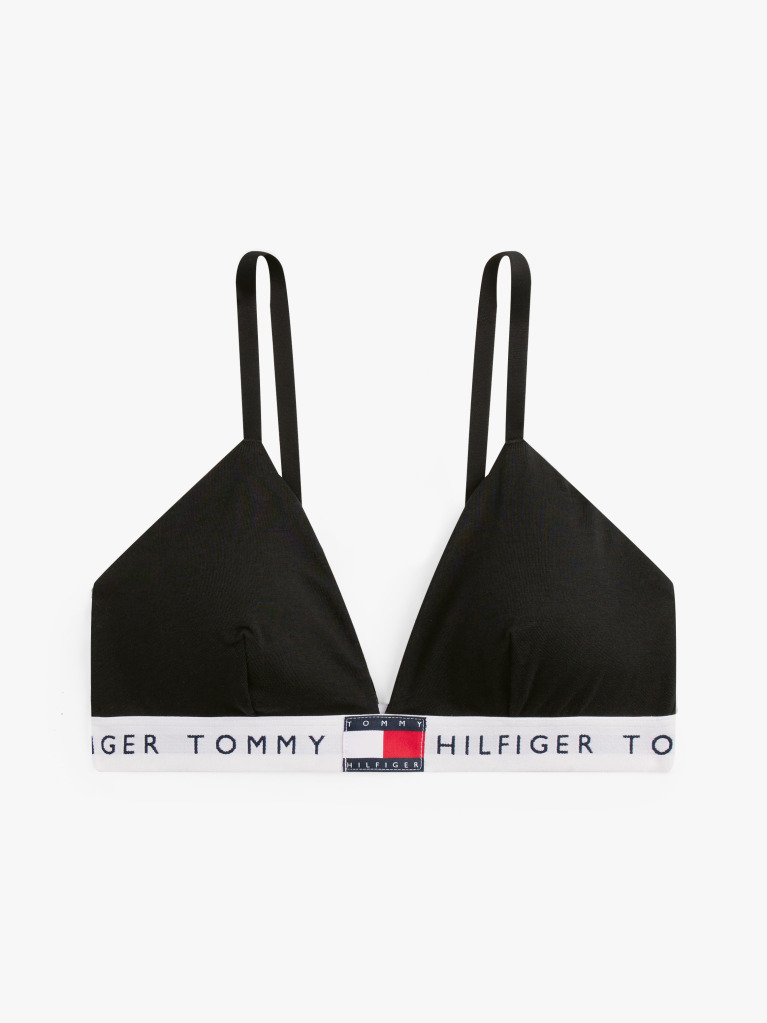 Black Heritage Logo Padded Bralette  Women