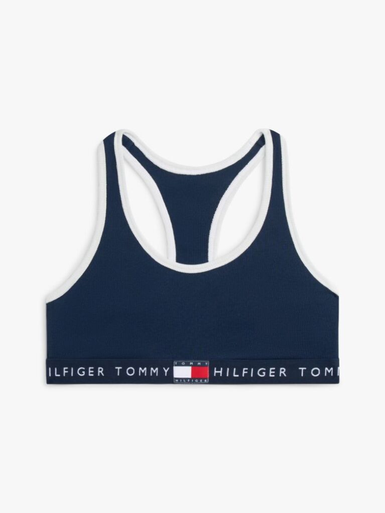 Μπλε Heritage Ριμπ Σουτιέν Bralette Με Λογότυπο  Γυναίκες